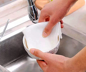 絲瓜抹布應用于洗碗筷