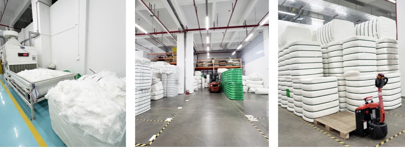 吸油棉廠家1000平方米大倉庫